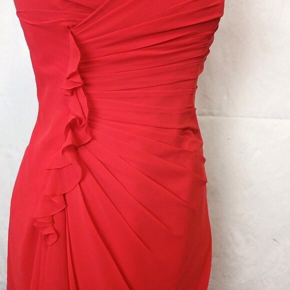Strapless Gown w Corset Back - Picture 4 of 9
